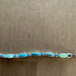Turquoise and Silver Bracelet